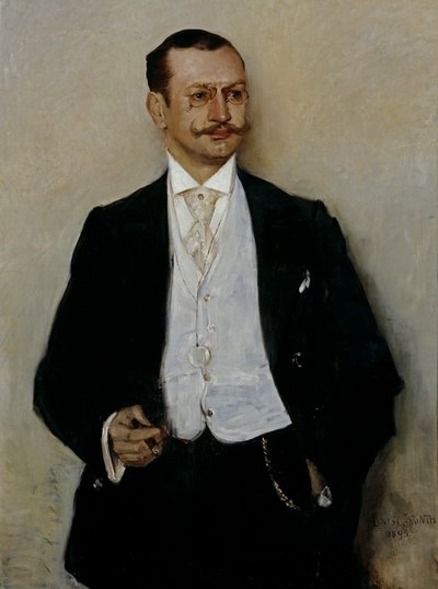 Malarz Carl Strathmann autorstwa Lovis Corinth