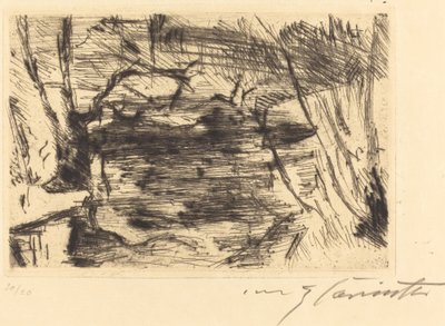 Der Neue See Nowe Jezioro, 19201921. autorstwa Lovis Corinth