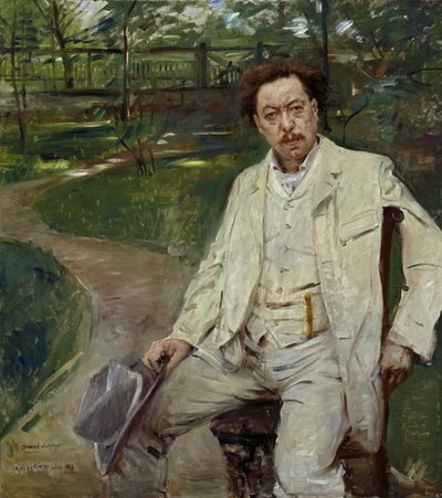 Pianista Conrad Ansorge autorstwa Lovis Corinth