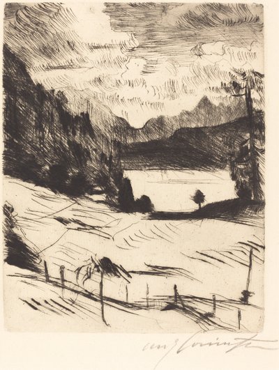 Der Walchensee Walchensee, 1920. autorstwa Lovis Corinth