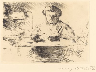 Die Gattin Żona Artysty, 1918. autorstwa Lovis Corinth