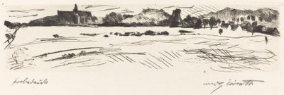 Krajobraz z wydmami, 1917. autorstwa Lovis Corinth