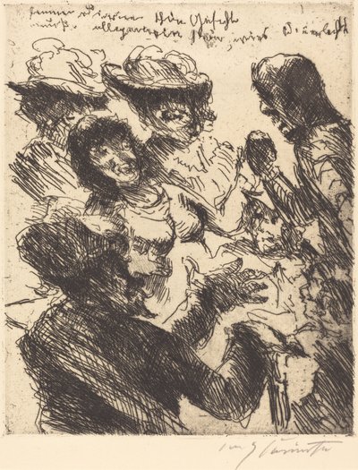 „Twarz ładnej dziewczyny jest jak słońce” autorstwa Lovis Corinth