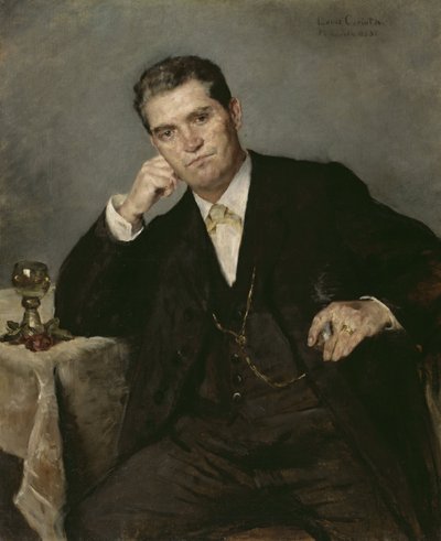 Franz Heinrich Corinth, ojciec artysty autorstwa Lovis Corinth