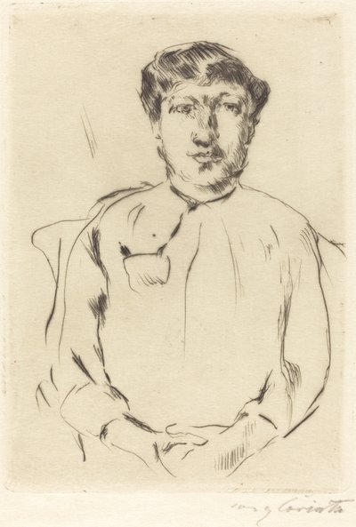 Frauenbildnis (Portret kobiety) autorstwa Lovis Corinth