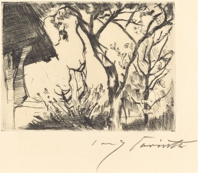 Hausecke (róg domu) autorstwa Lovis Corinth