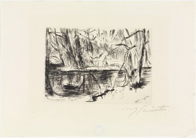 W Tiergartenie autorstwa Lovis Corinth