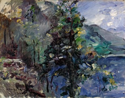 Jochberg nad jeziorem Walchensee autorstwa Lovis Corinth