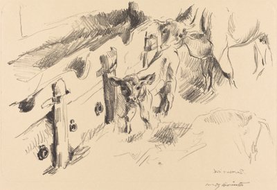 cielęta autorstwa Lovis Corinth