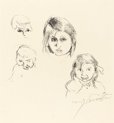 Kinderköpfe Opiekunowie Dzieci, 1914. autorstwa Lovis Corinth