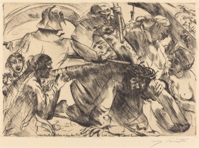 Chrystus niosący krzyż, 1916. autorstwa Lovis Corinth