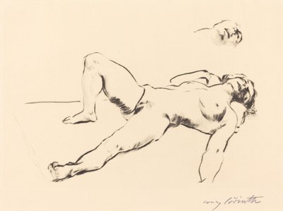 Półleżący akt kobiecy II autorstwa Lovis Corinth