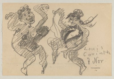 Lovis Corinth i Carl Strathmann autorstwa Lovis Corinth