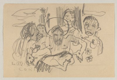 Lovis Corinth i Carl Strathmann autorstwa Lovis Corinth