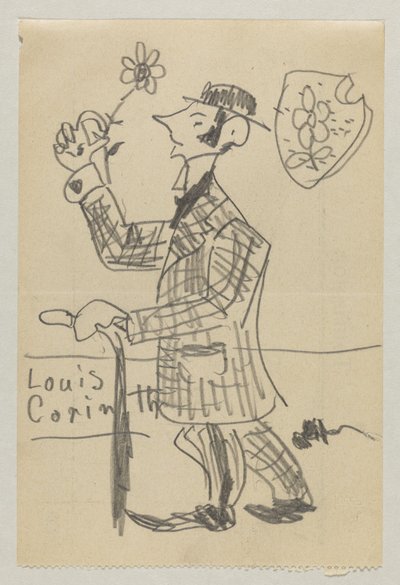 Lovis Corinth i Carl Strathmann autorstwa Lovis Corinth