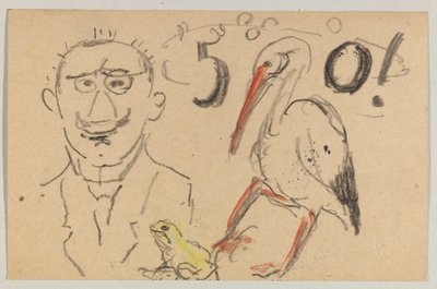 Lovis Corinth do Carla Strathmanna: pocztówka, data stempla pocztowego 11 września 1916 r. autorstwa Lovis Corinth