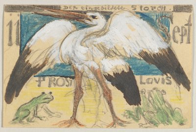 Lovis Corinth do Carla Strathmanna: pocztówka, data stempla pocztowego 12 września 1905 autorstwa Lovis Corinth