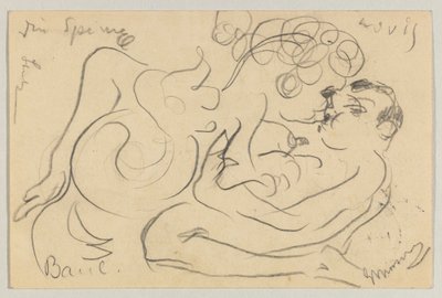 Lovis Corinth do Carla Strathmanna: pocztówka, data stempla pocztowego 25 marca 1908 autorstwa Lovis Corinth