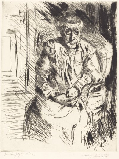 Ma Belle zwykła teściowa, 1919. autorstwa Lovis Corinth