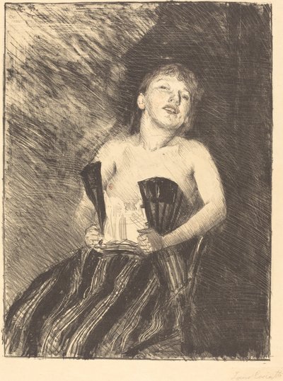 Dziewczyna w gorsecie autorstwa Lovis Corinth