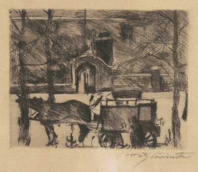 Wagon mleczny Wagon mleczny, 1916. autorstwa Lovis Corinth