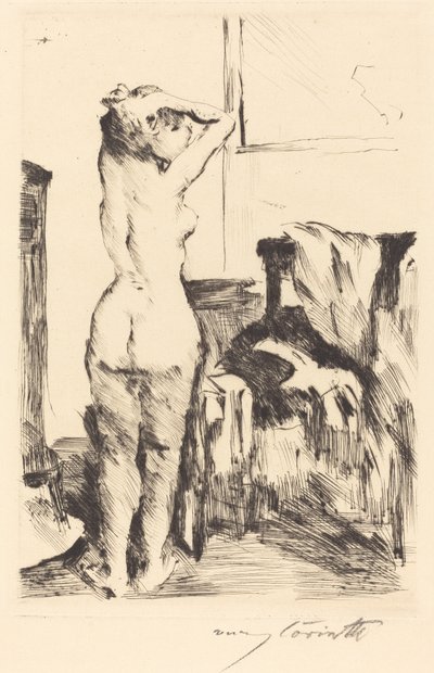 Modellstudie (Badanie modelu) autorstwa Lovis Corinth
