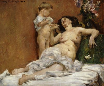 Matka i dziecko; Matka i Dziecko, 1906 autorstwa Lovis Corinth