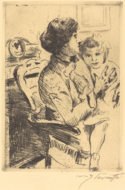 Matka i dziecko autorstwa Lovis Corinth
