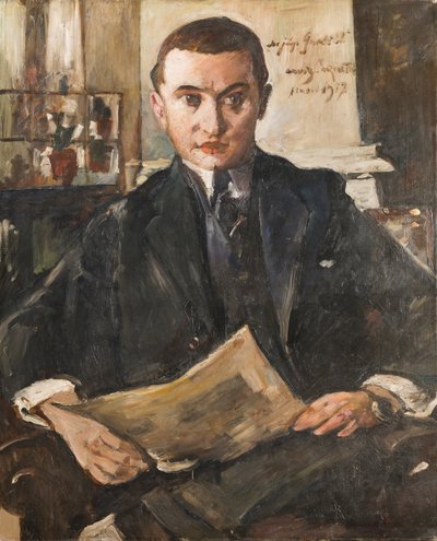 Portret Wolfganga Gurlitta, 1917. autorstwa Lovis Corinth