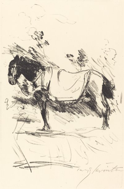 Koń Reitpferd, 1916. autorstwa Lovis Corinth