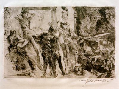 Kuźnia wulkanu autorstwa Lovis Corinth