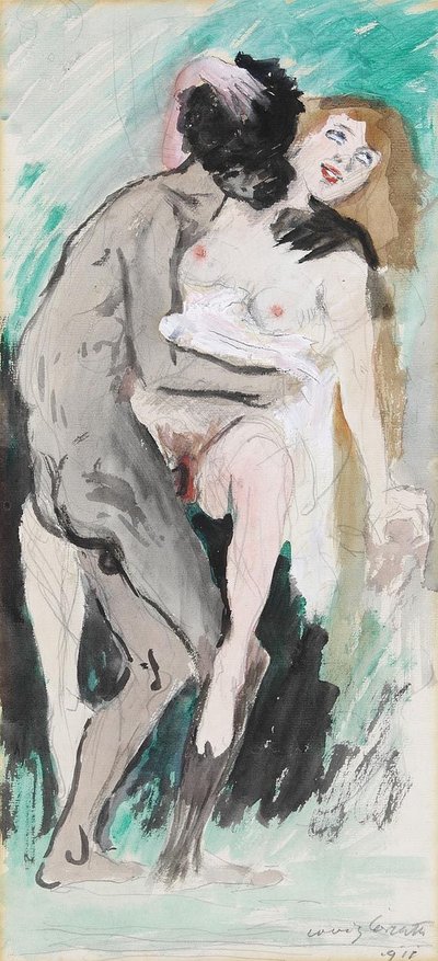 Czarny i blond autorstwa Lovis Corinth