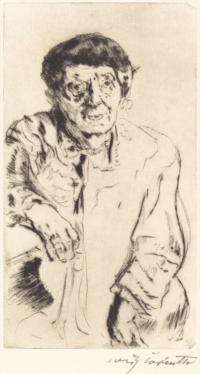 teściowa autorstwa Lovis Corinth