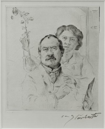 Autoportret z żoną Charlotte Berend-Corinth autorstwa Lovis Corinth