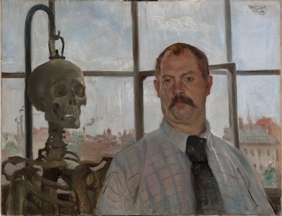 Autoportret ze szkieletem autorstwa Lovis Corinth