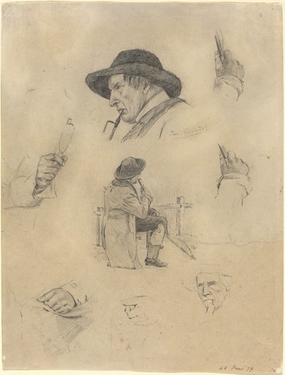 Arkusz szkiców autorstwa Lovis Corinth