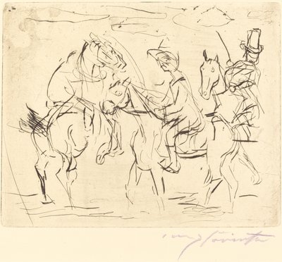 Niedzielni jeźdźcy autorstwa Lovis Corinth