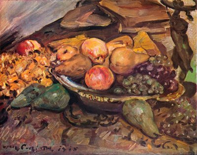 Martwa natura z owocami, XX w. autorstwa Lovis Corinth