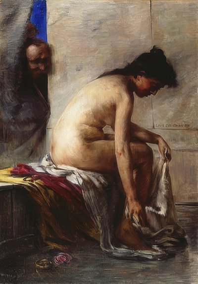 Zuzanna w wannie. 1890 autorstwa Lovis Corinth