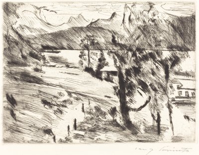 Krajobraz Walchensee (Krajobraz Walchensee) autorstwa Lovis Corinth