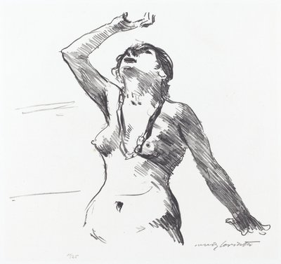 Akt kobiecy w obronie, 1913. autorstwa Lovis Corinth