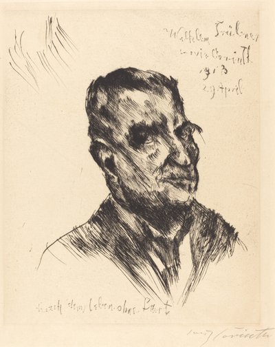 Wilhelm Trübner autorstwa Lovis Corinth