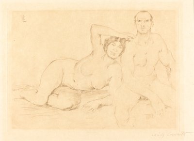Dwie osoby, dwa akty, 1908. autorstwa Lovis Corinth