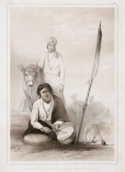 „Fałszywa dołączony do apartamentu gubernatora generalnego w obozie”, 1844 autorstwa Lowes Dickinson