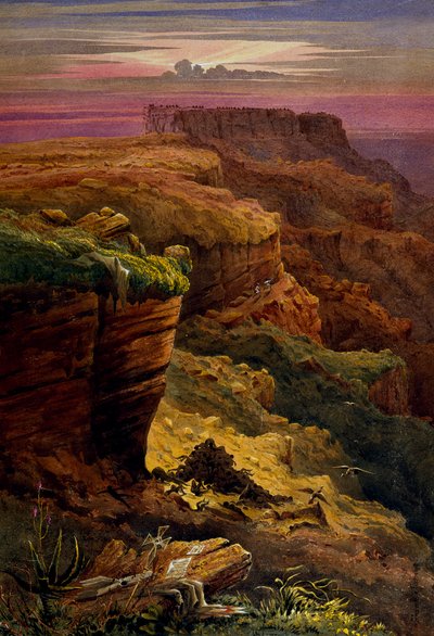 Scena masakry w Magdali w Abisynii w Wielki Piątek 1868 r. autorstwa Lt Cornelius Francis James