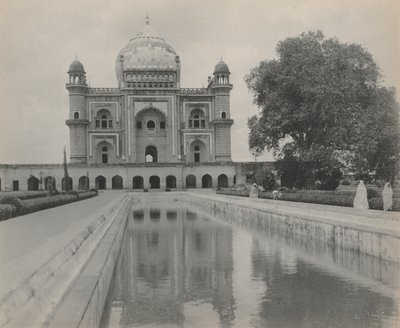 Grobowiec Saftar Jung, Delhi, ok. 1890 r. (odbitka platynowa) autorstwa Ltd. Ceylon Plâté