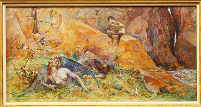 Pan i Chimera autorstwa Luc Oliver Merson