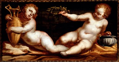 Putti (malarstwo) autorstwa Luca Cambiaso