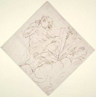 Św. Jan Ewangelista autorstwa Luca Cambiaso