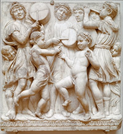 Cantoria (marmur płaskorzeźbiony) autorstwa Luca Della Robbia
